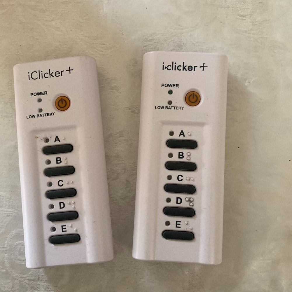 Two I-clickers Great condition
